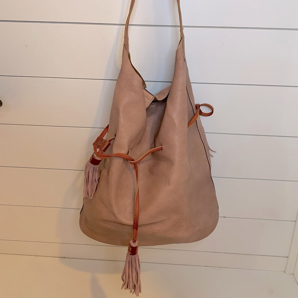 Faux leather purse